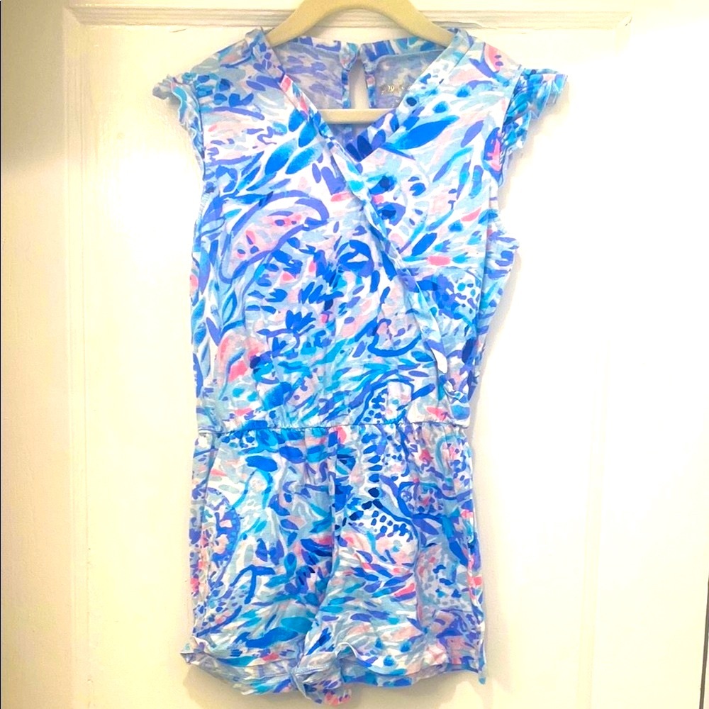 Lily Pulitzer Floral Sleeveless Romper